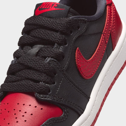 Jordan 1 Low OG Retro PS Noir / Noir - Rouge Varsity