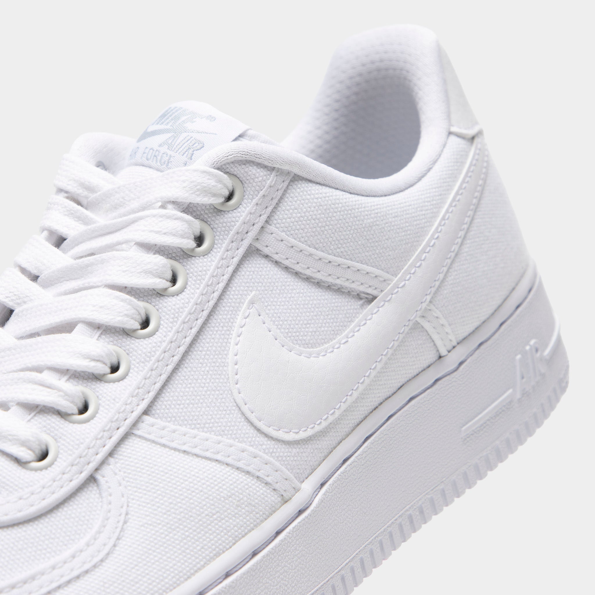 Nike Air Force 1 '07 LV8 White / White - Metallic Silver – JD Sports