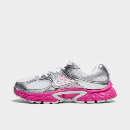 Nike Women's V5 RNR Metallic Silver / White - Fire Pink