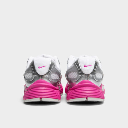 Nike Women's V5 RNR Metallic Silver / White - Fire Pink