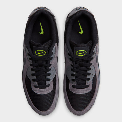 Nike Air Max 90 Black / Flat Pewter-Volt