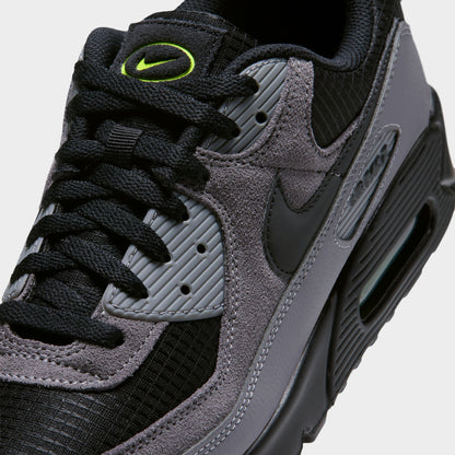 Nike Air Max 90 Black / Flat Pewter-Volt