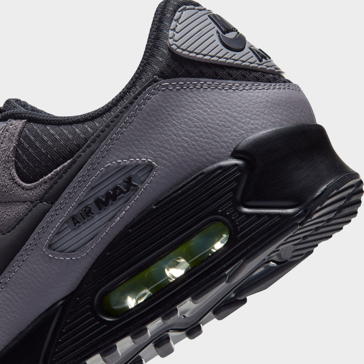 Nike Air Max 90 Black / Flat Pewter-Volt