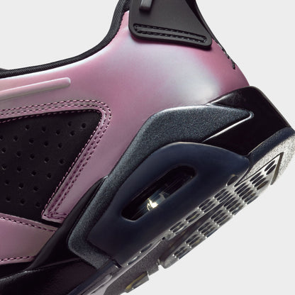Jordan Women's 6 Low Retro Black / Desert Berry - Metallic