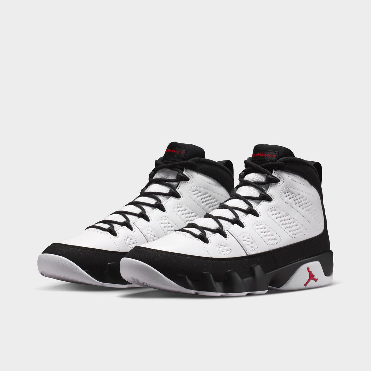 Jordan 9 Retro Blanc / Rouge Vif - Noir