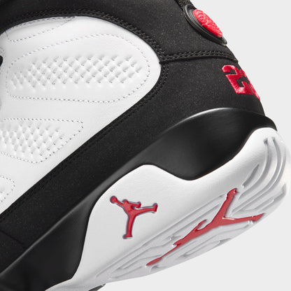Jordan 9 Retro Blanc / Rouge Vif - Noir