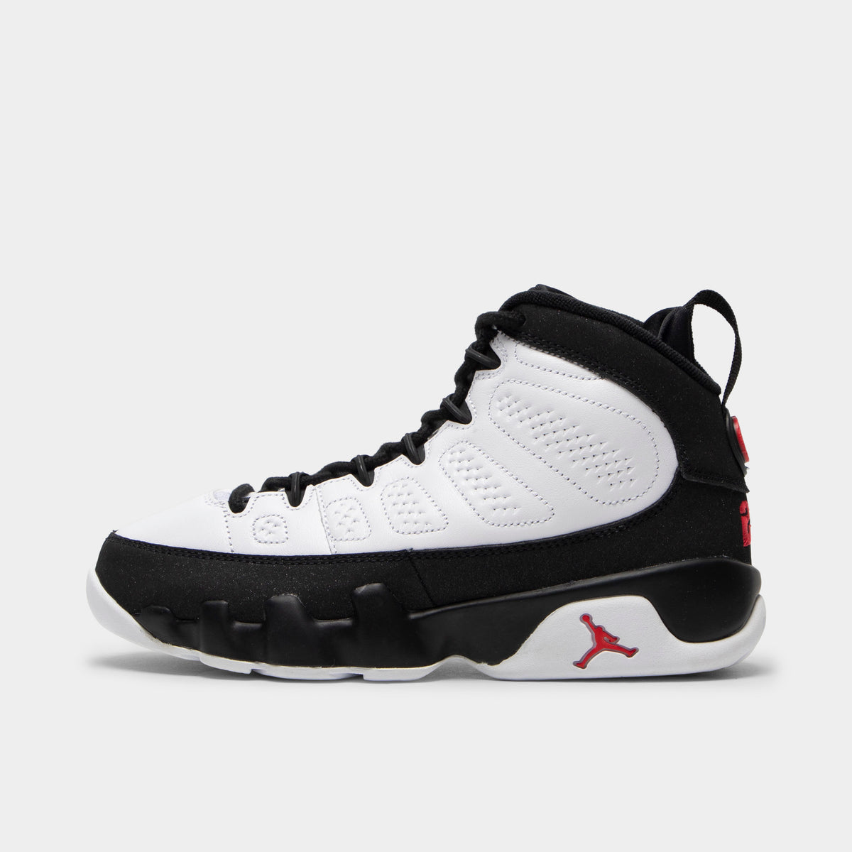 Jordan 9 Retro GS White / True Red - Black