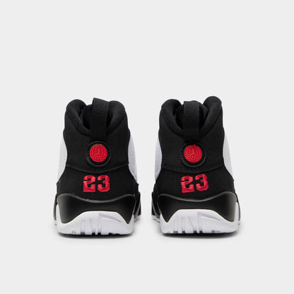 Jordan 9 Retro GS White / True Red - Black
