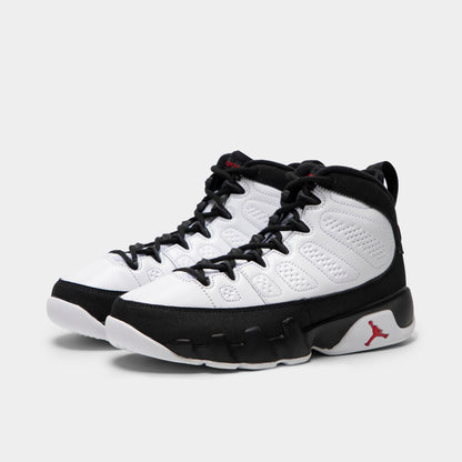 Jordan 9 Retro GS White / True Red - Black