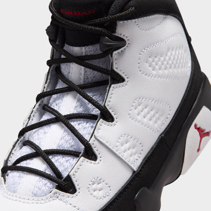 Jordan 9 Retro PS White / True Red - Black
