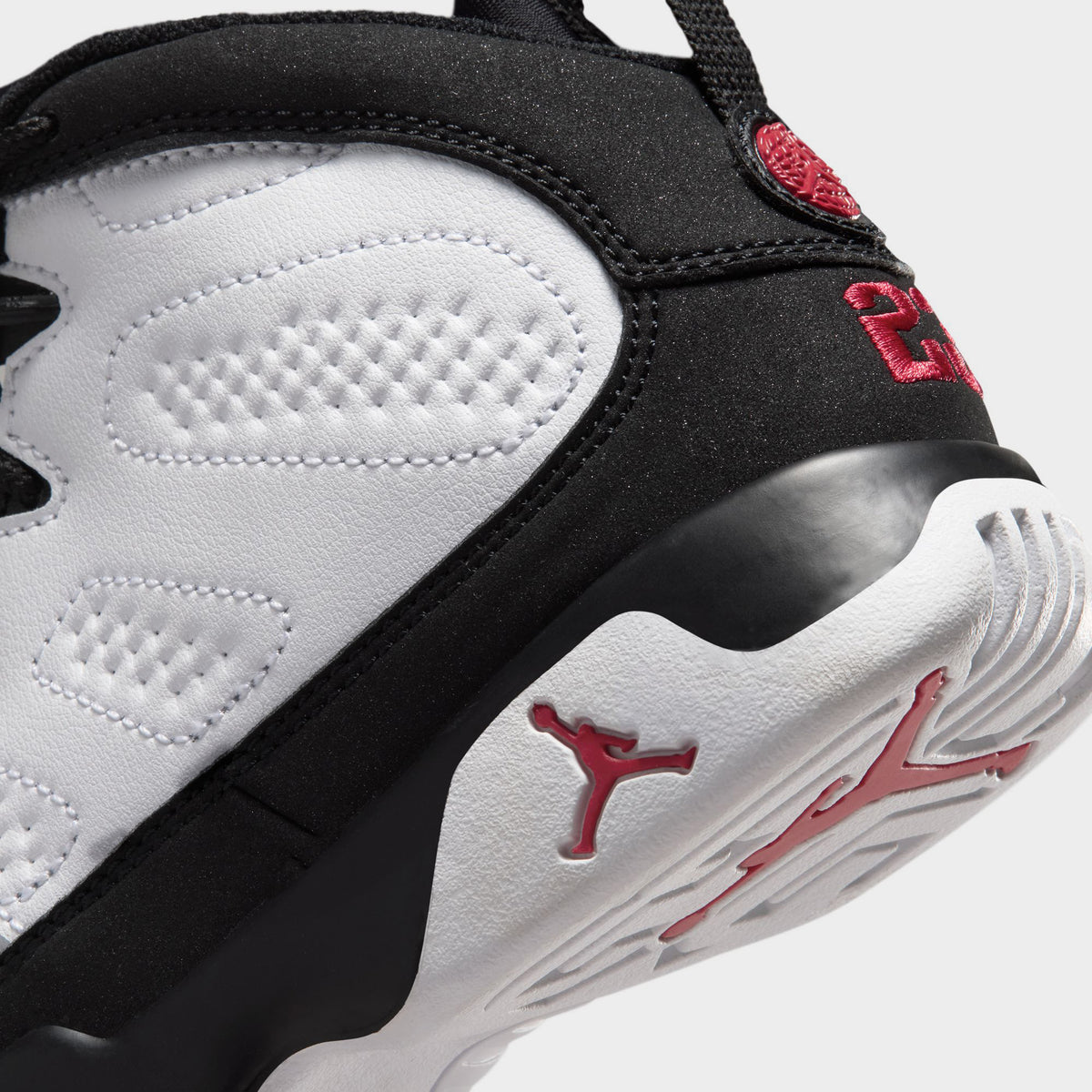 Jordan 9 Retro PS White / True Red - Black