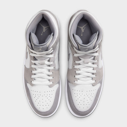 Jordan Men's 1 Mid SE Summit White / Pure Platinum - Wolf Grey