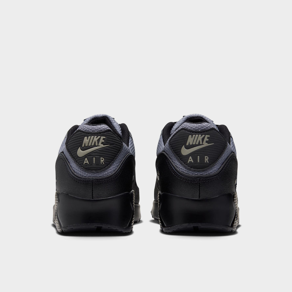 Nike Air Max 90 Noir / Gris Froid-Vert Armée