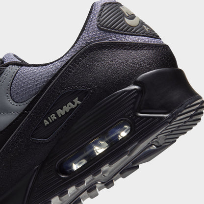 Nike Air Max 90 Noir / Gris Froid-Vert Armée