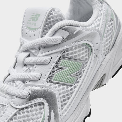 New Balance 530 pour enfants Blanc / Argent