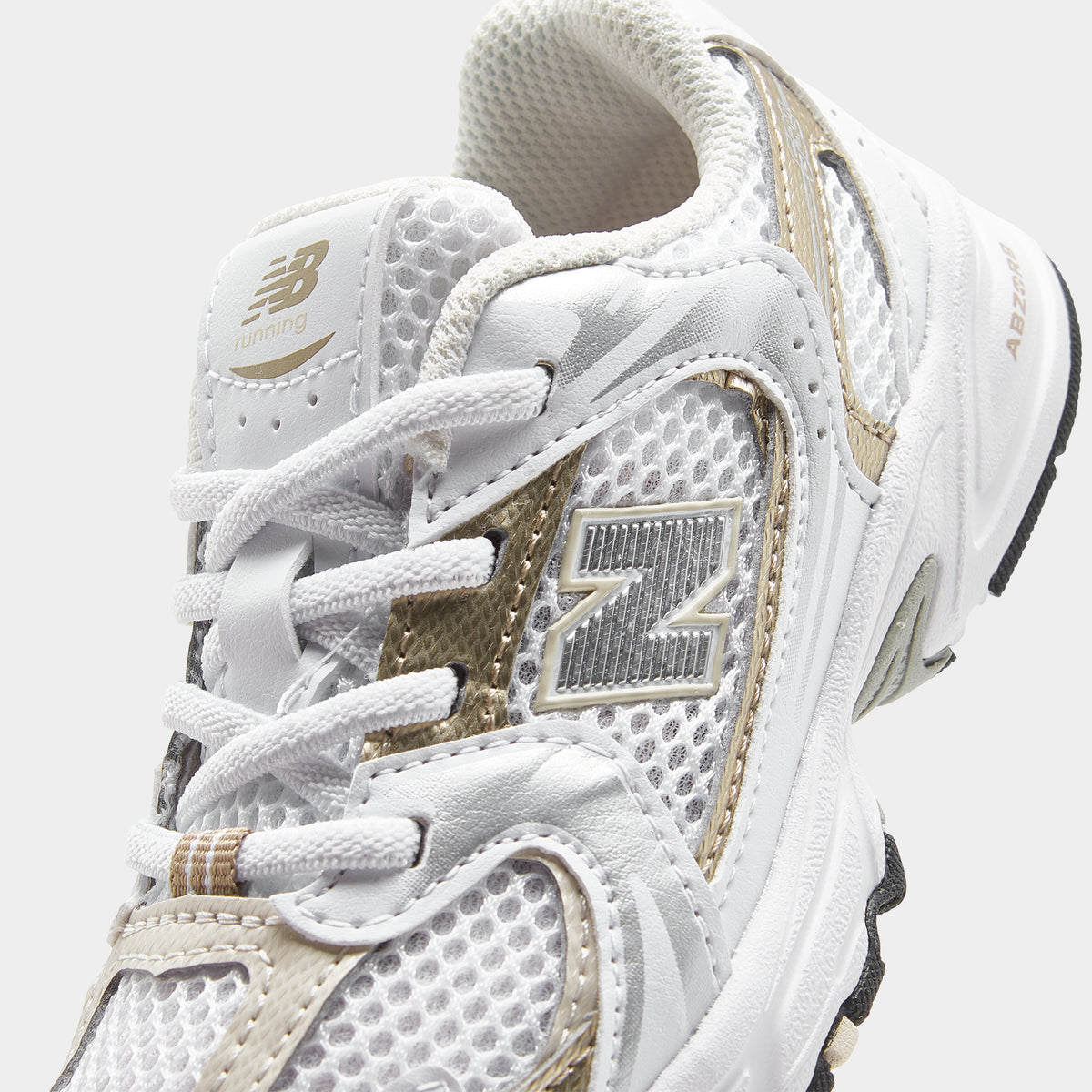 New Balance Toddler's IZ530RD Blanc / Beige - Argent