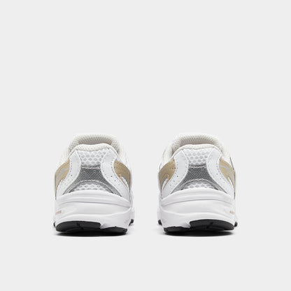 New Balance Toddler's IZ530RD Blanc / Beige - Argent