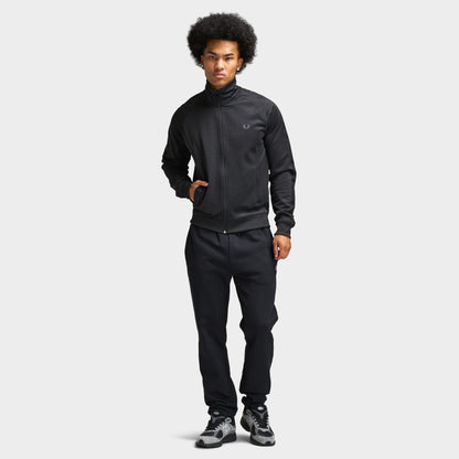 Fred Perry Contrast Tape Track Jacket Black / Black