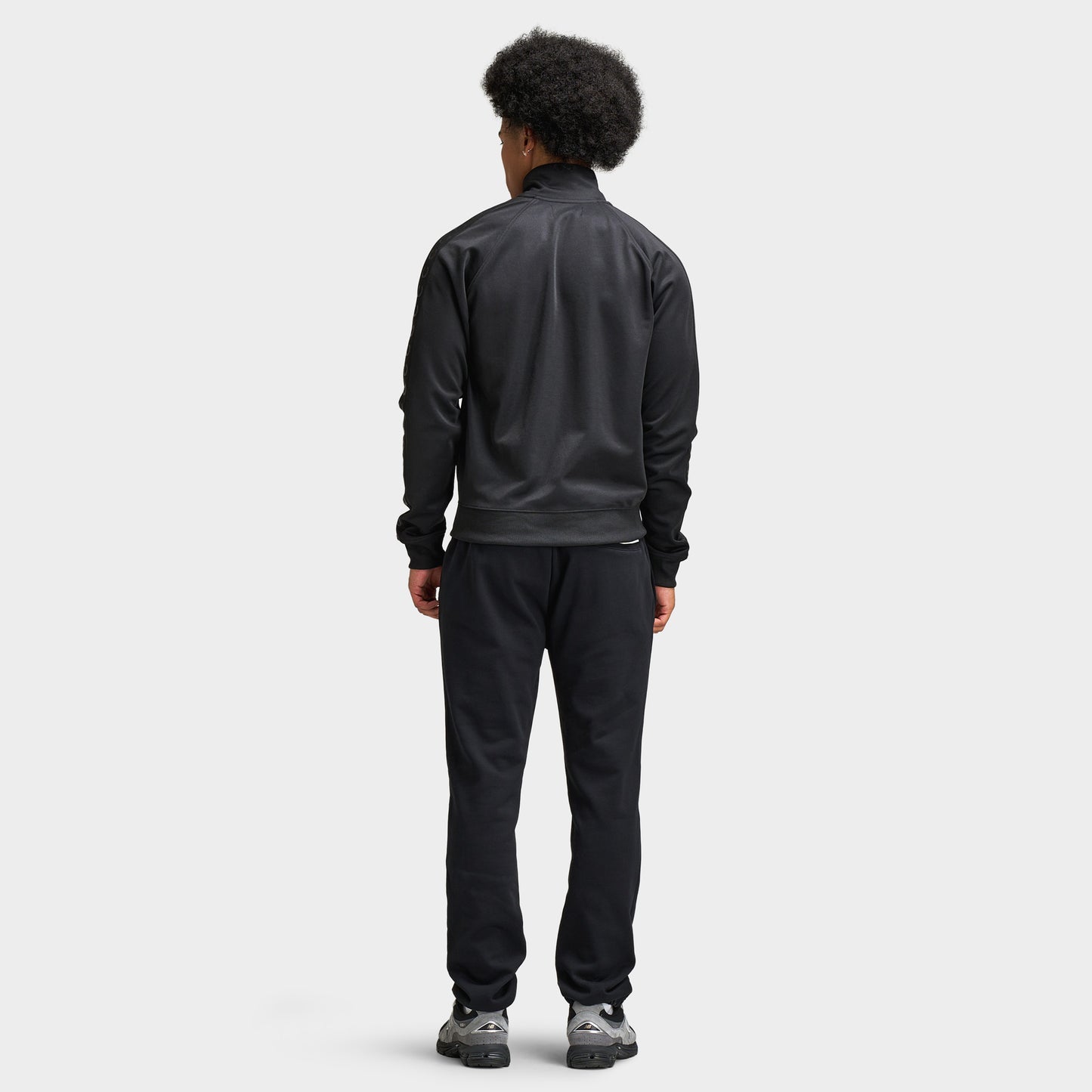 Fred Perry Contrast Tape Track Jacket Black / Black