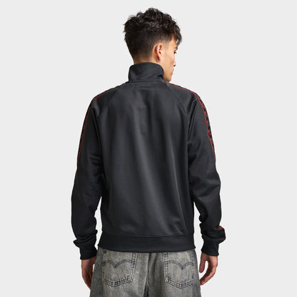 Fred Perry Contrast Tape Track Jacket Black / Black