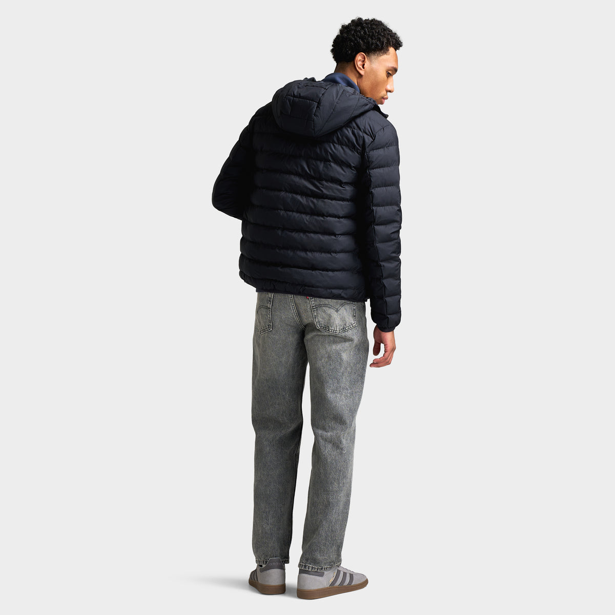 Fred Perry Hooded Insulated Jacket / Black