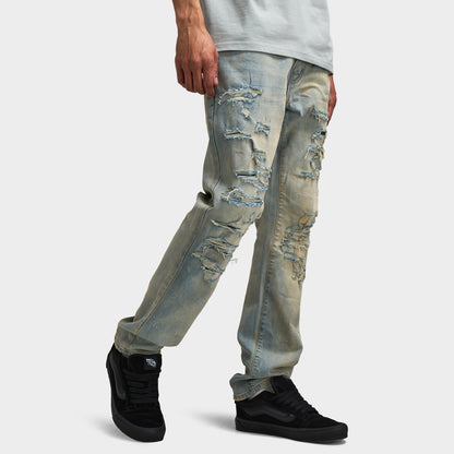Jordan Craig Elmhurst Jeans en Denim Coupe Collins / Lavage Antique