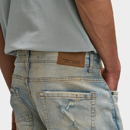 Jordan Craig Elmhurst Jeans en Denim Coupe Collins / Lavage Antique