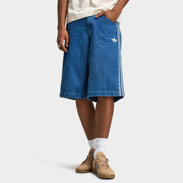 adidas Adicolor Denim Firebird Shorts Blue – JD Sports