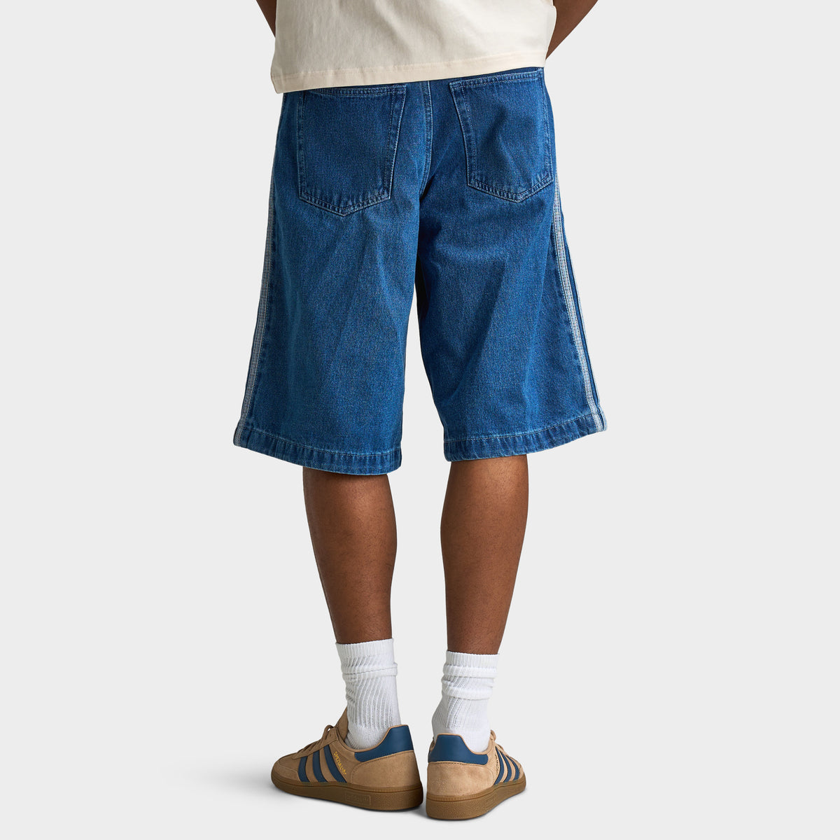 adidas Adicolor Denim Firebird Shorts Blue – JD Sports