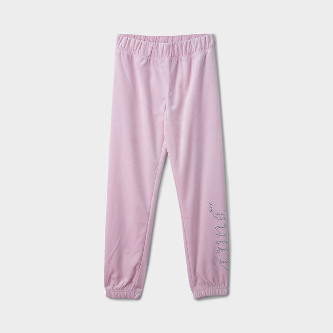 Juicy Couture Junior Girls Velour Joggers Pink Lady