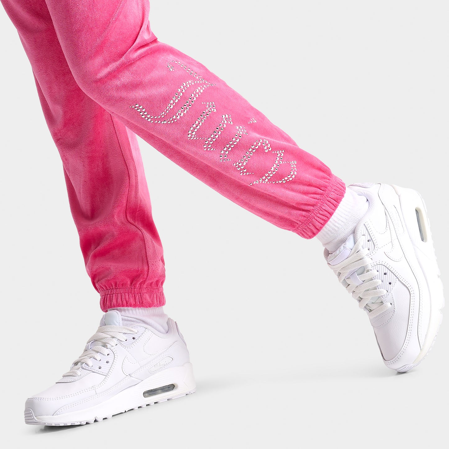 Juicy Couture Junior Girls' Velour Joggers / Fandango Pink