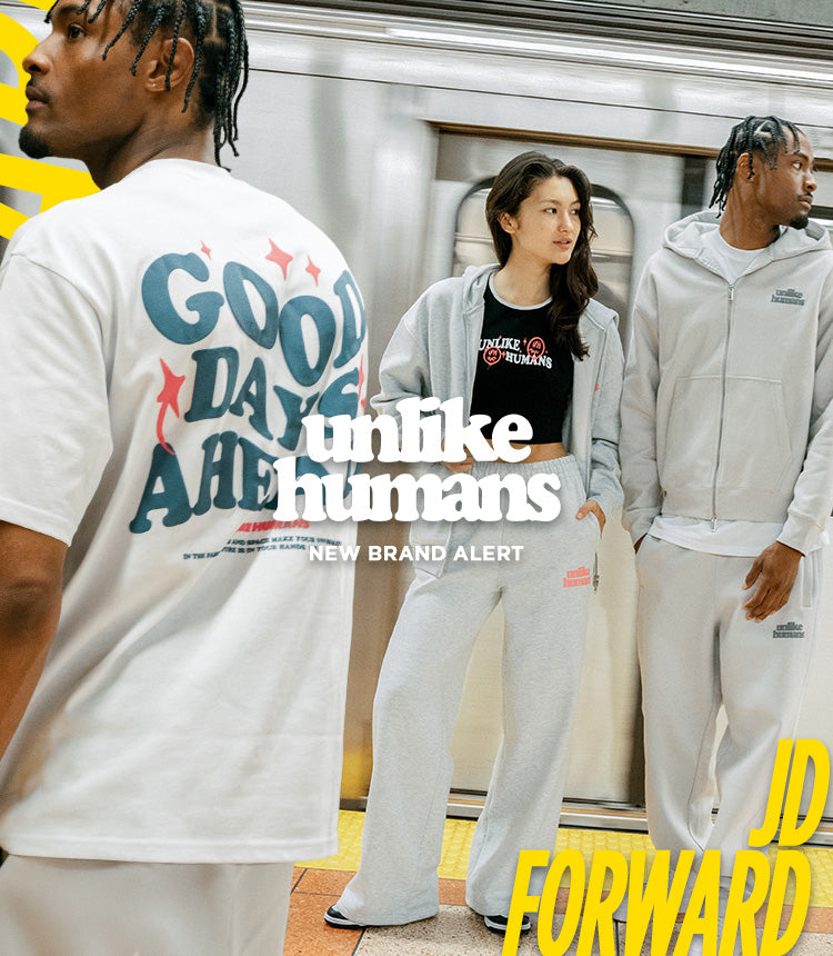 Shop Unlike Humans now at JD Sports.