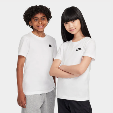 Kids wear Nike Juniors' Futura T-Shirt "White". Shop Kids' Clothing now
