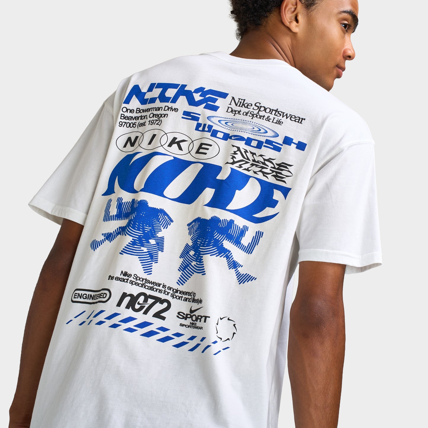 Nike Sportswear T-shirt ample Poster / Blanc