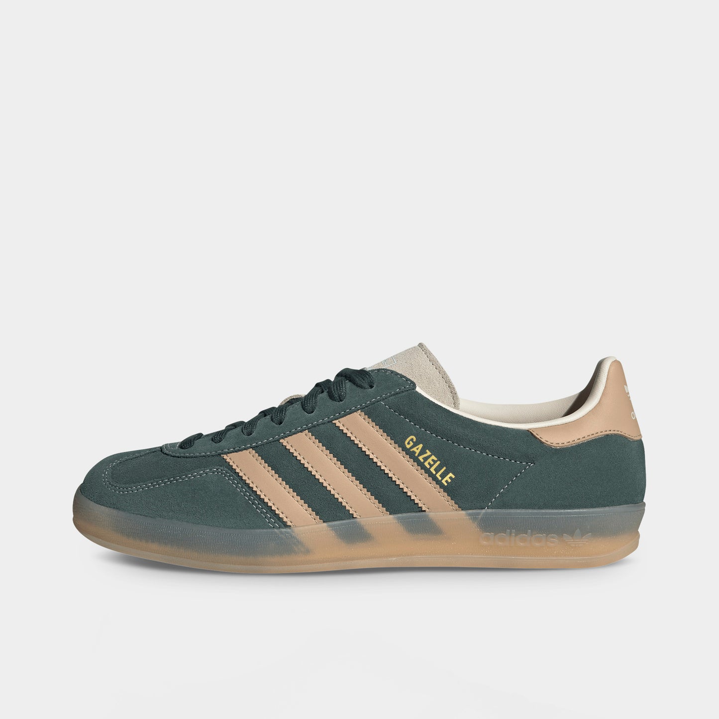 adidas Originals Gazelle Indoor Vert Ombre / Grès Chaud