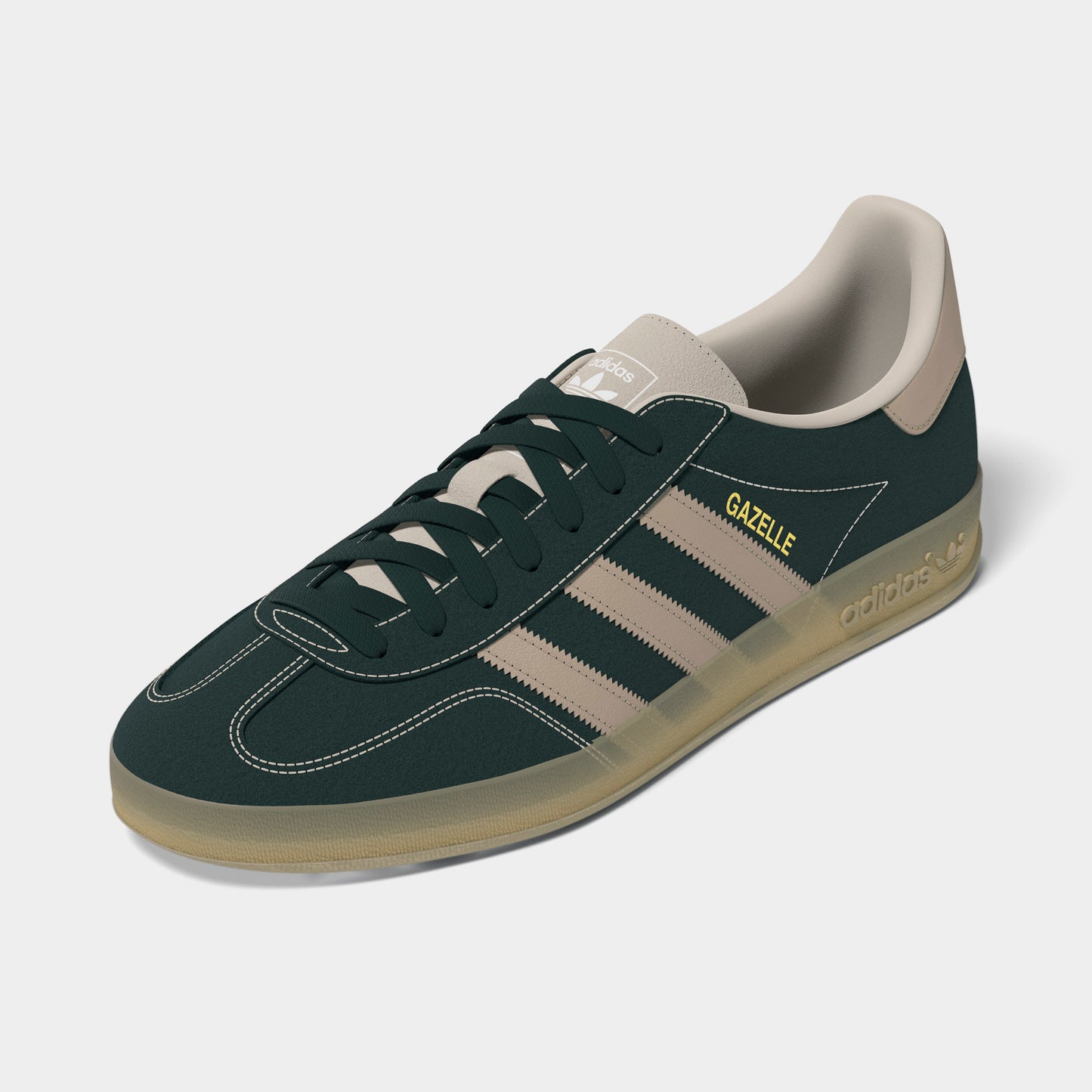 adidas Originals Gazelle Indoor Vert Ombre / Grès Chaud