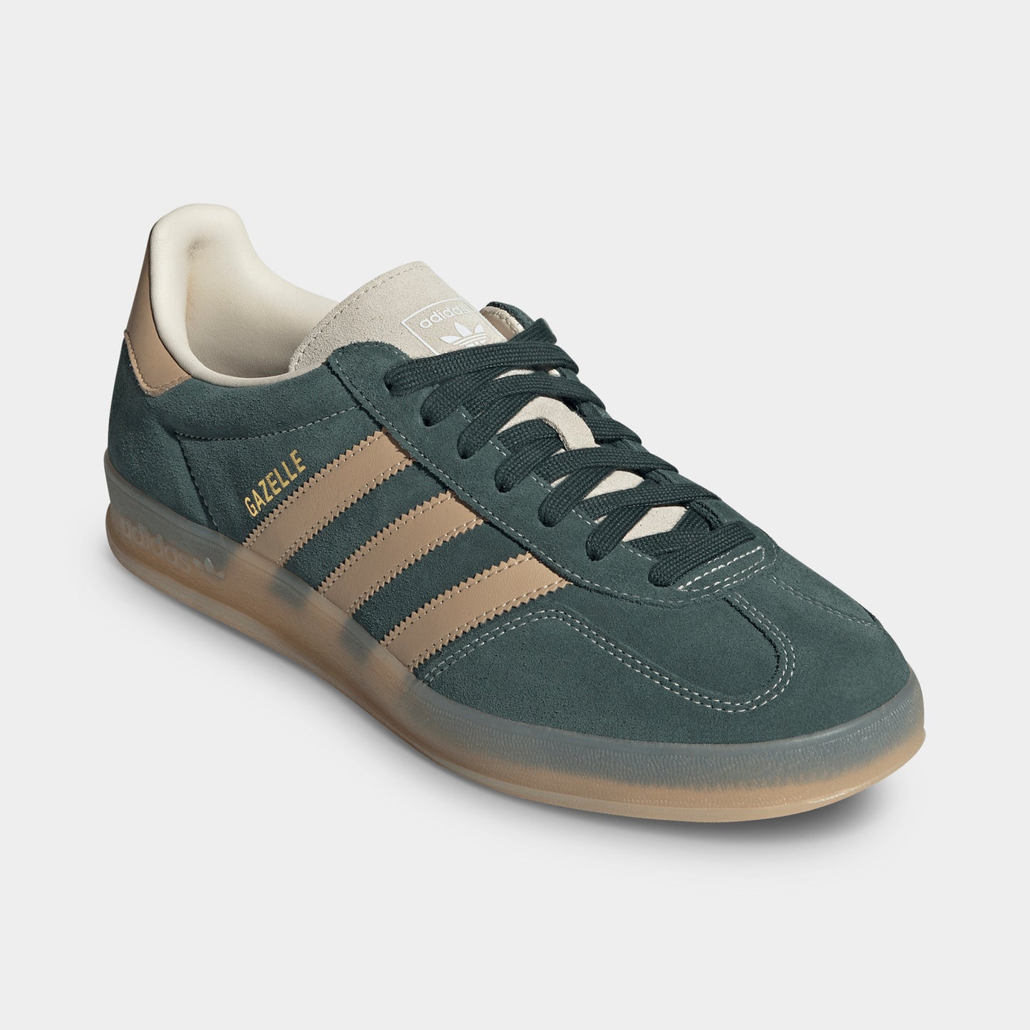 adidas Originals Gazelle Indoor Vert Ombre / Grès Chaud