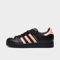 adidas Women's Superstar II Core Black White Gold Metallic