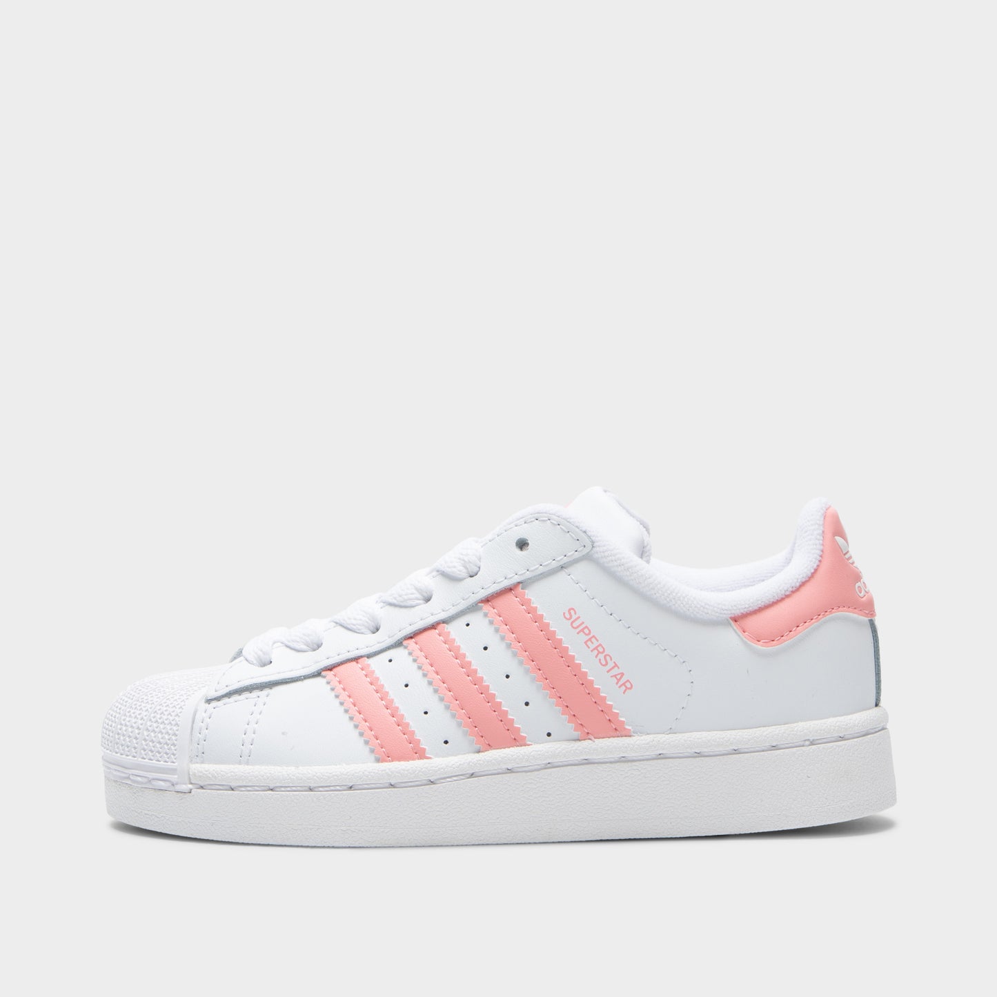 adidas Children's Superstar II White Semi Pink Spark – JD Sports