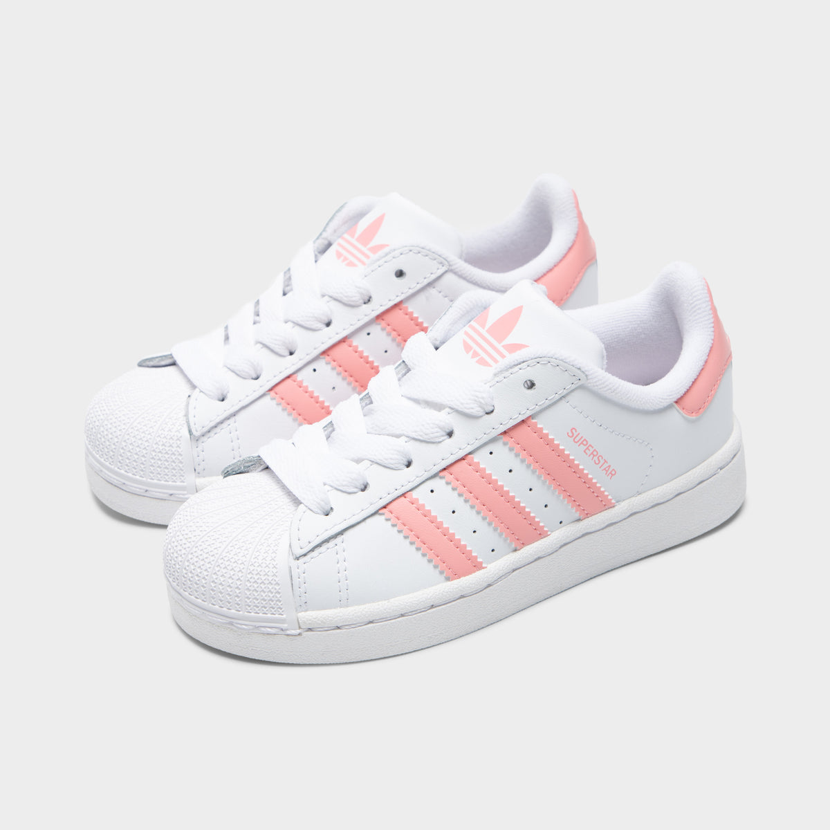 adidas Children's Superstar II White Semi Pink Spark – JD Sports
