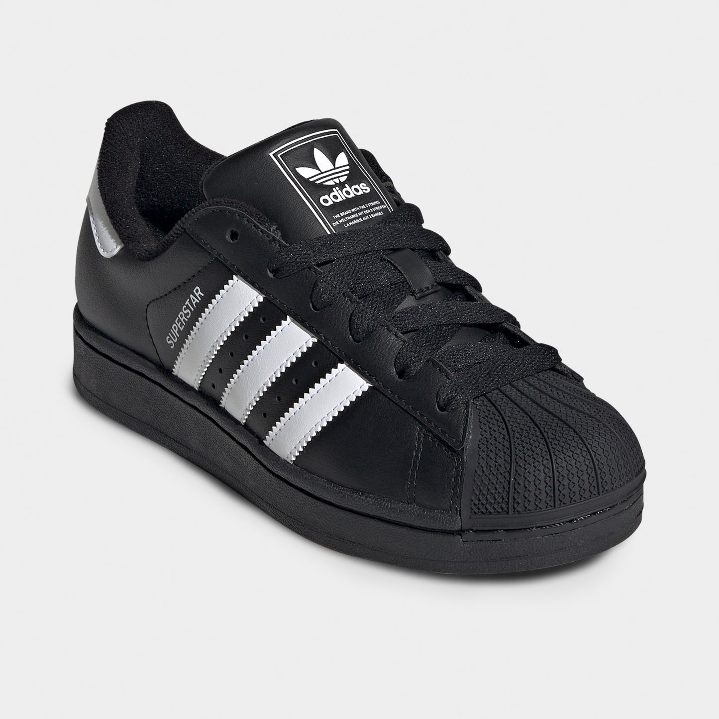 adidas Juniors' Superstar II Core Black / White