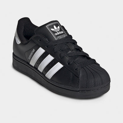 adidas Juniors' Superstar II Core Black / White