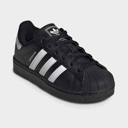 adidas Children's Superstar II Core Black / Footwear White