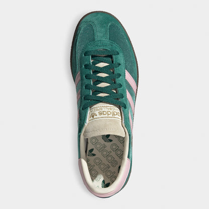 adidas Women's Handball Spezial Collegiate Green / Clear Pink - Cream White