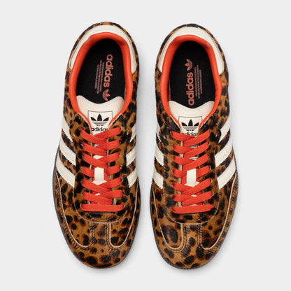 adidas Originals Women's Samba OG Leopard Core Black / Preloved Red - Cream White