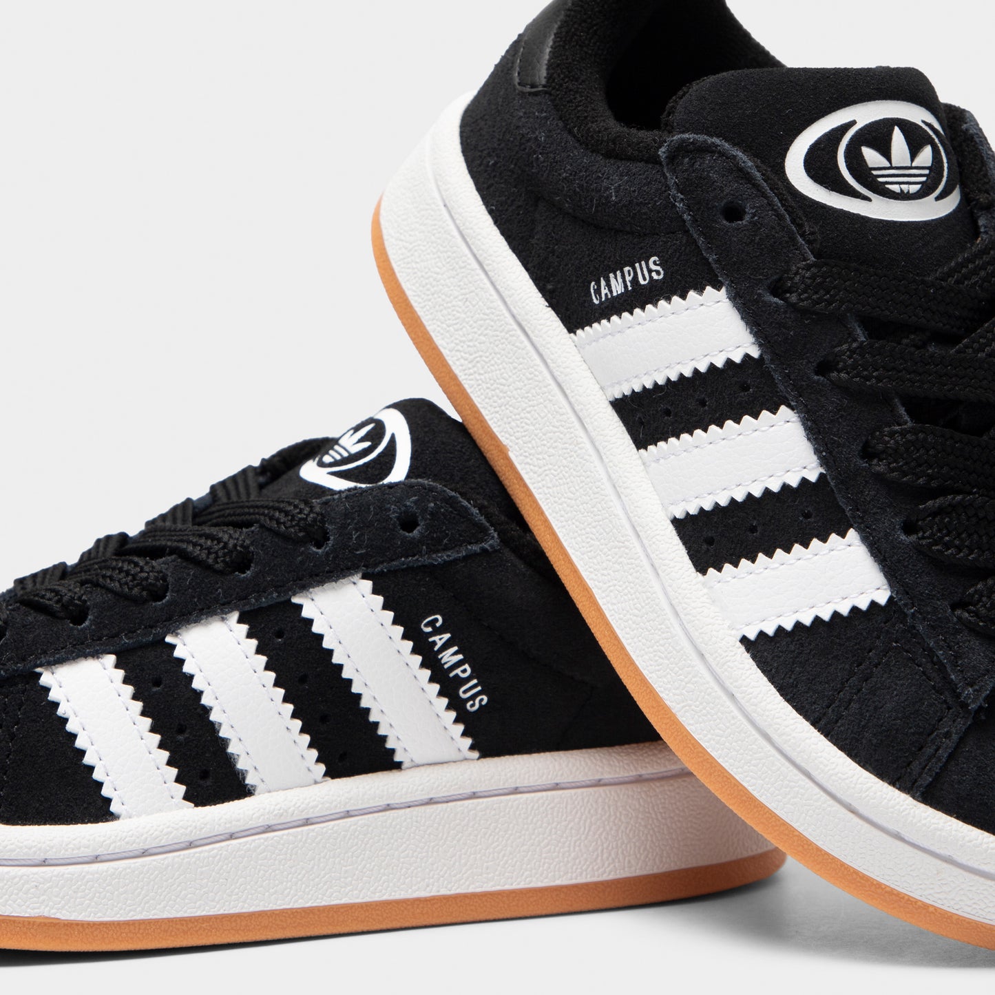 adidas Children's Campus 00s Core Black / White - Gum