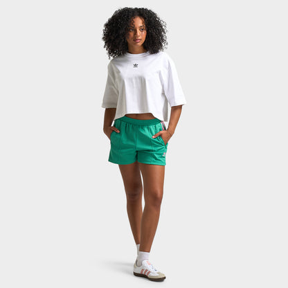adidas Women's Essentials Crop Tee / White