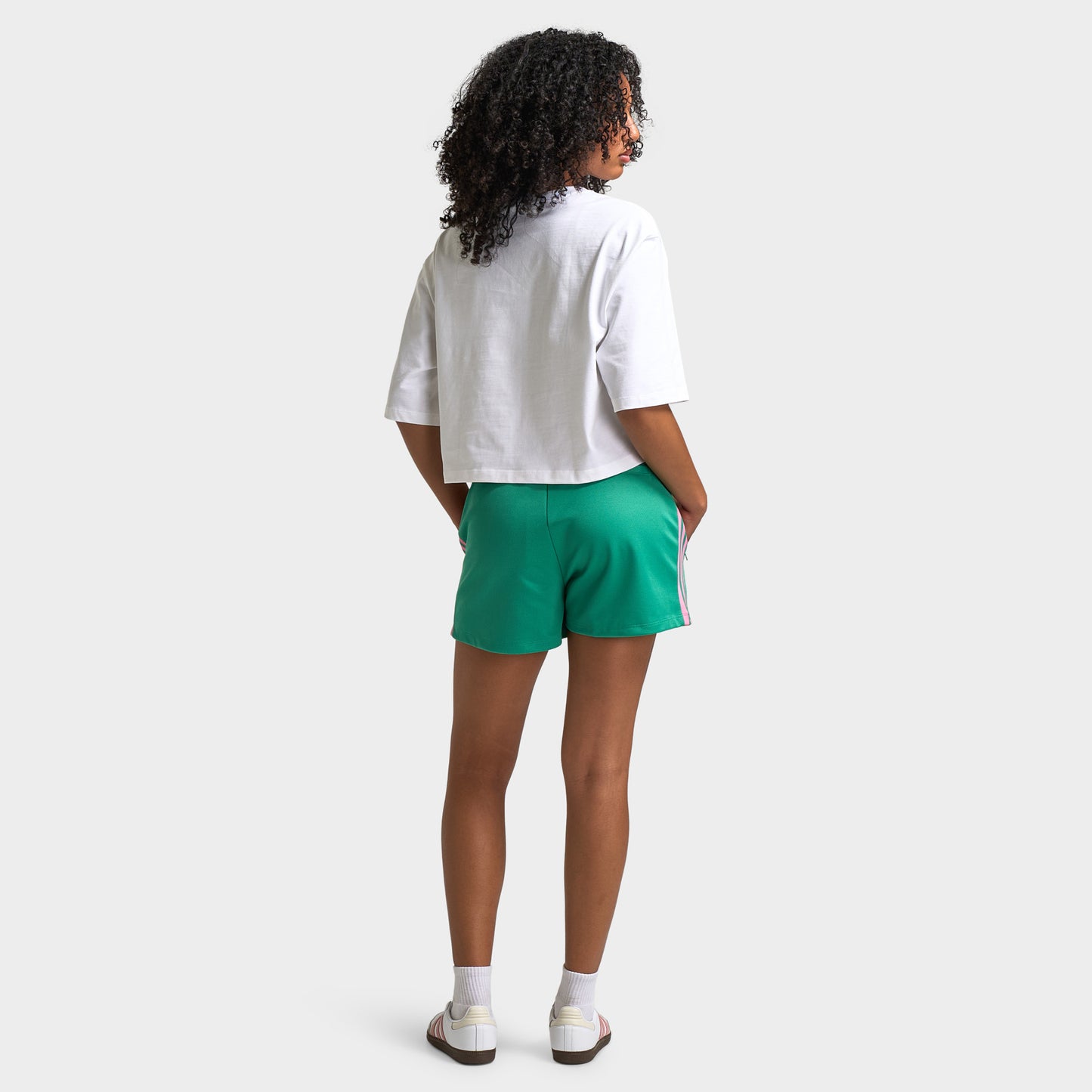 adidas Women's Essentials Crop Tee / White
