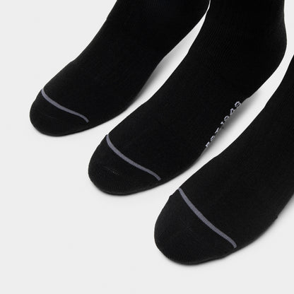adidas Men's Cushioned Sport 2.0 High QTR Socks (3P)/ White
