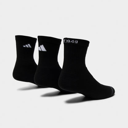 adidas Men's Cushioned Sport 2.0 High QTR Socks (3P)/ White